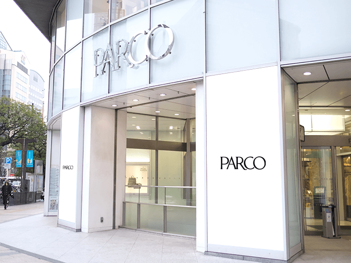 福岡PARCO 本館柱シート北東口