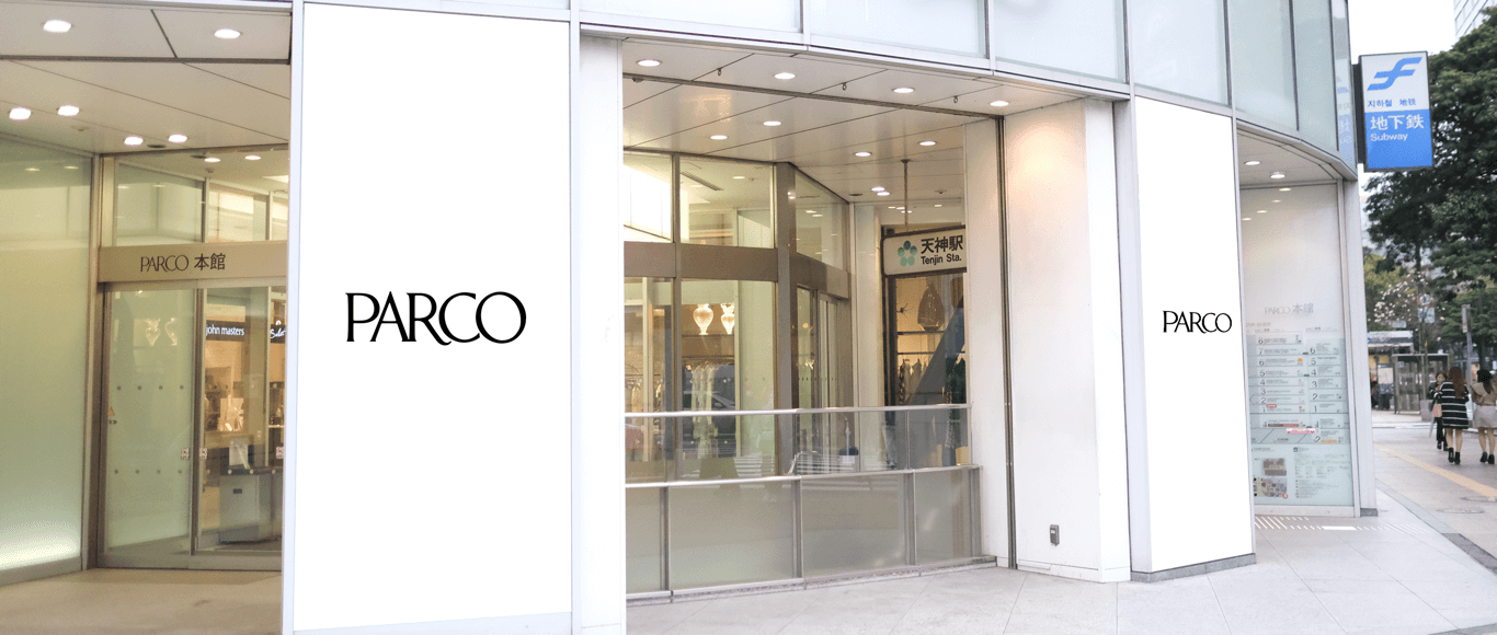 福岡PARCO 本館柱シート北東口