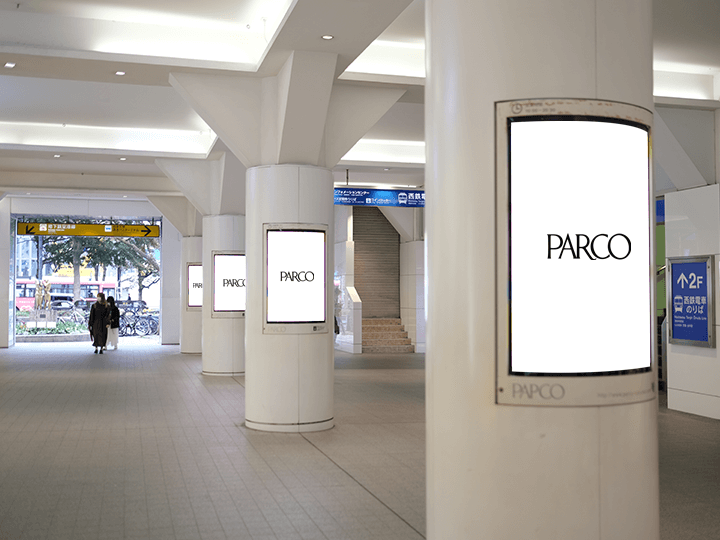 福岡PARCO 本館コンコースB1内照看板