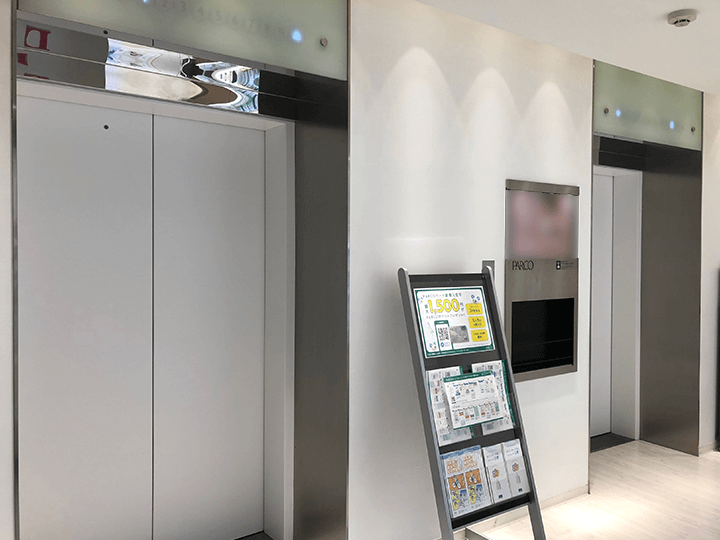 福岡PARCO 本館エレベーターシート