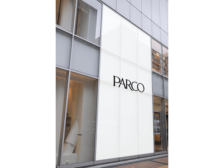 福岡PARCO 新館明治通りガラス面シート