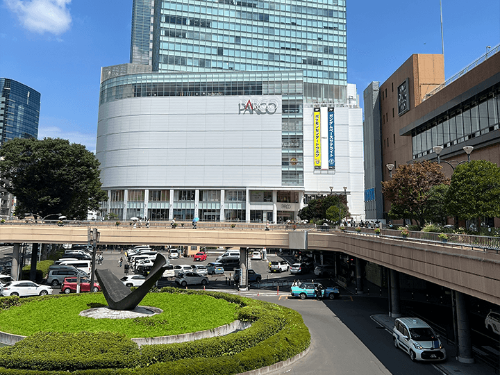 仙台PARCO PARCO1/壁面 懸垂幕(仙台駅ペデストリアンデッキ正面)