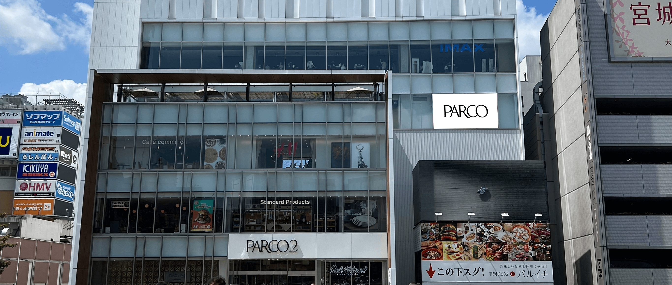 仙台PARCO PARCO2/壁面 大型ビジョン